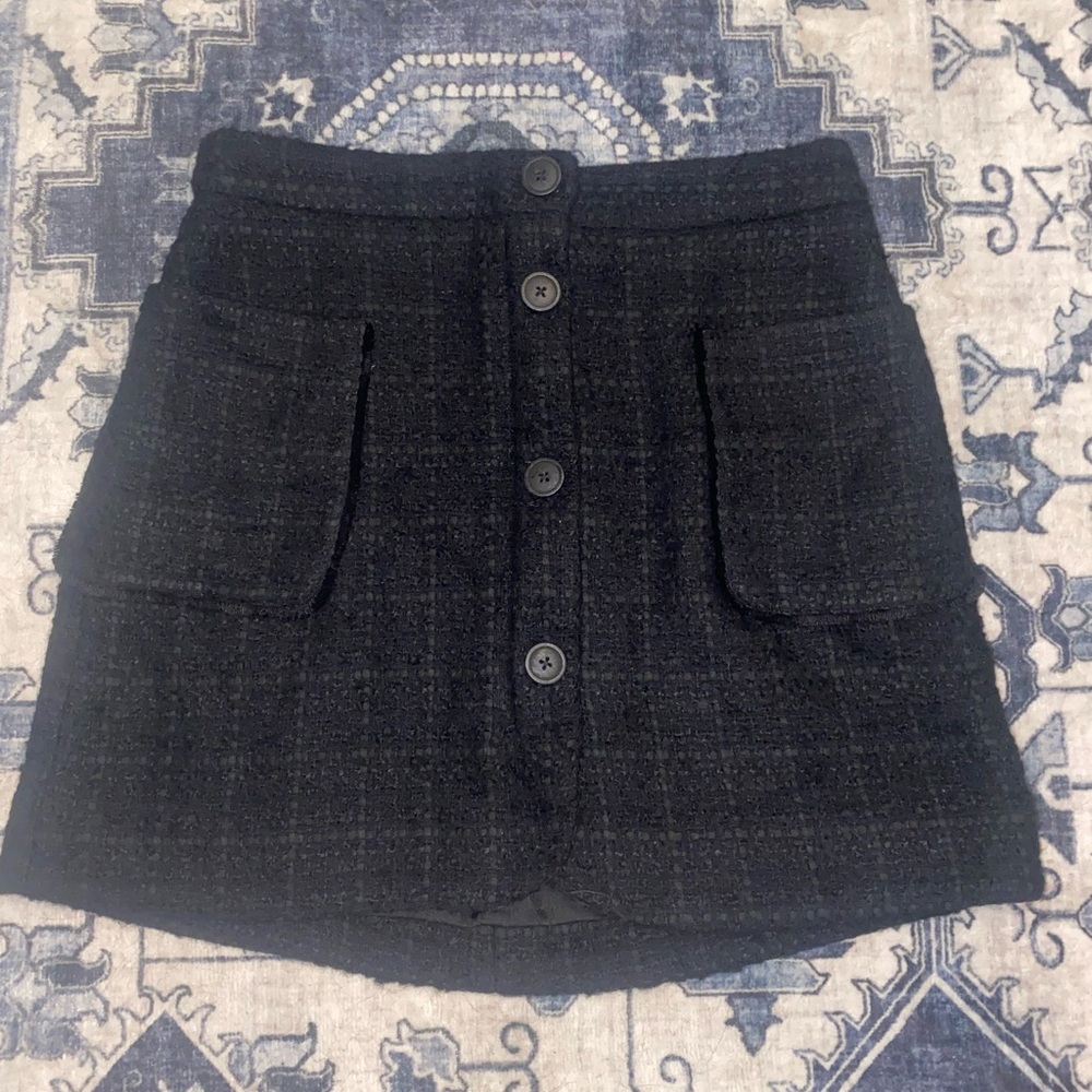 MANGO TWEED SKIRT